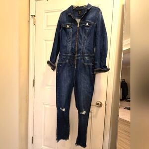 Guess blue jean jumper